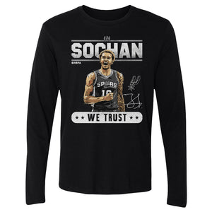 Jeremy Sochan Men's Long Sleeve T-Shirt | 500 LEVEL