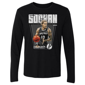 Jeremy Sochan Men's Long Sleeve T-Shirt | 500 LEVEL