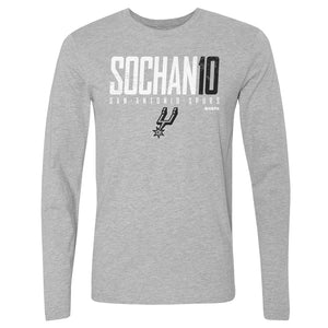 Jeremy Sochan Men's Long Sleeve T-Shirt | 500 LEVEL