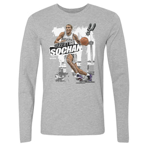 Jeremy Sochan Men's Long Sleeve T-Shirt | 500 LEVEL