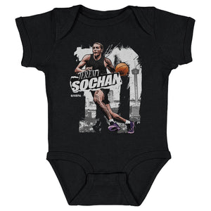 Jeremy Sochan Kids Baby Onesie | 500 LEVEL