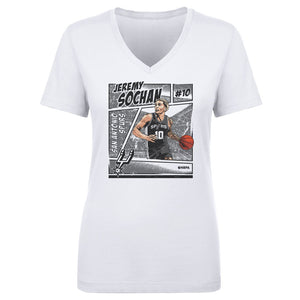 Jeremy Sochan Women's V-Neck T-Shirt | 500 LEVEL